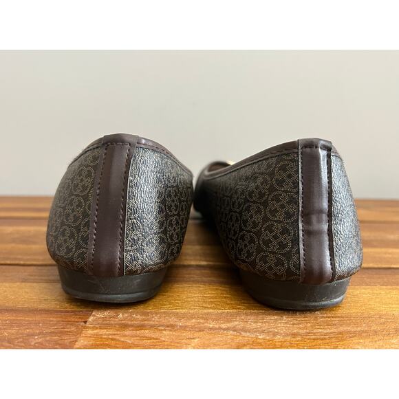 Daisy Fuentes Brown Patterned Flats - Picture 4 of 4
